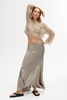 asymmetrical long skirt