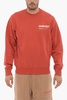 fleeced cotton workshop crew-neck sweatshirt