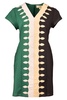 holland dress in colorblock
