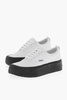 canvas low top sneakers with contrasting sole