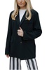 oversized blazer in charcoal