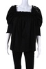 womens tulip top black