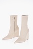 leather danielle booties with integrated wedge 10cm