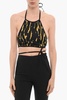 jacquard crop top