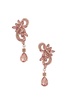 women's flower rhinestone dangle earring