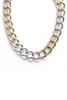 women's fashion metal two tone necklace