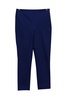 tailored pants in blue viscose