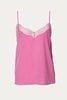lace camisole in pink
