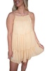 already yours mini dress in mustard/ivory