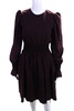 womens camellia dress burgundy