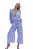 belia drape pants in belia blue
