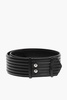 leather waist belt without buckle 55mm