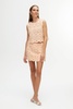 embroidered mini skirt