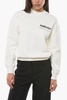 crewneck workshop sweatshirt with logo print