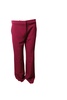 tailored trousers in pink wool