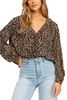 meant to be top blouse in off black