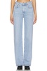 Harper Mid Rise Wide Leg Straight