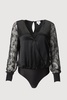 bette bodysuit in black