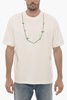 cotton crew-neck t-shirt with removable necklace