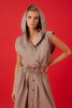 ruffled hooded vest