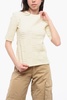 crewneck t-shirt with stitching detailing