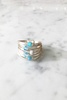 marcia ring with aquamarine ab swarovski crystals