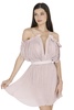 oriella sleeveless mini dress (pink)