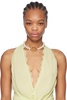 White & Gold Faux-Pearl Choker