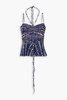Justin halterneck top