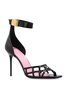 Balmain Patent leather high-heeled sandals 'Uma'