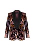 Etro Patterned velvet blazer