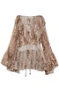 Blumarine Animal print top