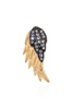 Zadig & Voltaire Brass earrings with crystals