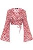 Versace Short pleated beach shirt