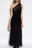 Alaia Ribbed one-shoulder dress
