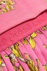 Versace Jeans Couture Pleated skirt with Outline Barocco print