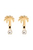 Palm Angels Logo-shaped earrings