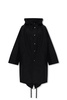 JIL SANDER Waterproof parka with logo