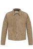 Ami Alexandre Mattiussi Suede jacket with embossed logo