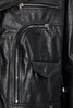 Rick Owens Leather jacket Cropped Jumbo Bauhaus Stooges