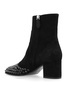 Alaia Suede ankle boots with studs