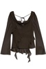 Acne Studios Top with ruffles