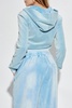 T by Alexander Wang Velour hooded sweatshirt