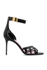 Balmain Patent leather high-heeled sandals 'Uma'