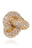 Kate Spade Brass earrings with shimmering crystals