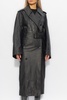 Balenciaga Leather trench coat