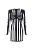Balmain Dress with striped pattern