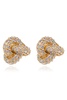 Kate Spade Brass earrings with shimmering crystals