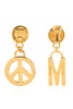 Moschino Clip-on earrings with crystals