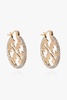 Tory Burch ‘Miller’ earrings with logo